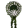 Beyaz Gerbera Cenaze Çelenk